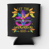 Mardi Gras Costume laat de Shenanigans met haar ma Blikjeskoeler (Voorkant)