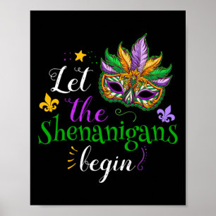 Mardi Gras Costume laat de Shenanigans met haar ma Poster
