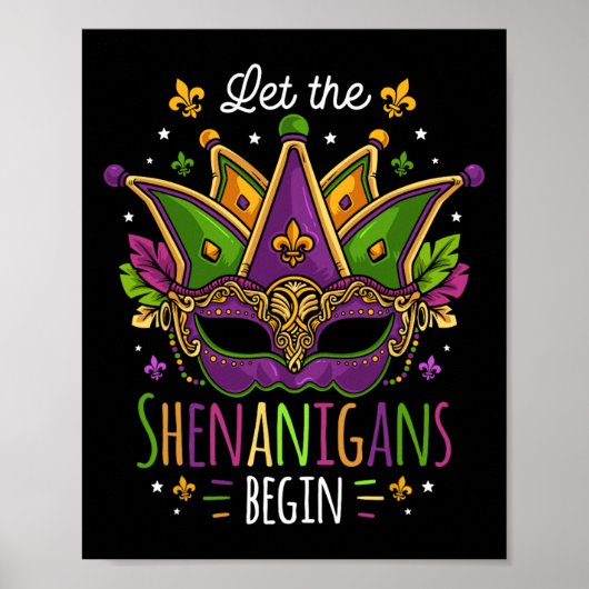 Mardi Gras Costume laat de Shenanigans met haar ma Poster (Voorkant)