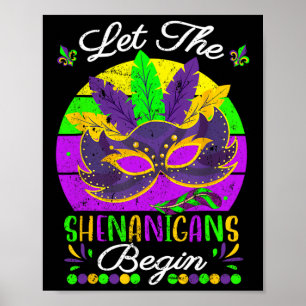 Mardi Gras Costume laat de Shenanigans met haar ma Poster