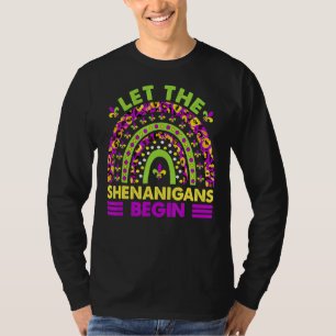 Mardi Gras Costume laat de Shenanigans met haar ma T-shirt