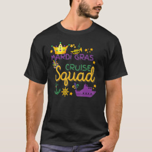 Mardi Gras Costume laat de Shenanigans met kralen  T-shirt