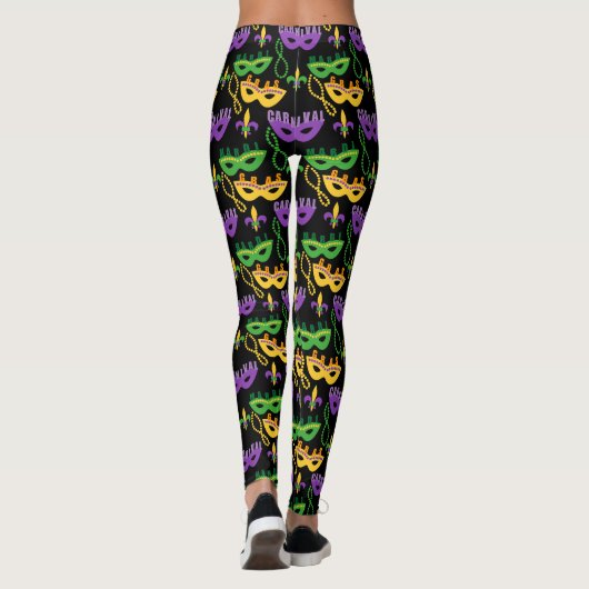 Mardi Gras Costume Leggings (Achterkant)