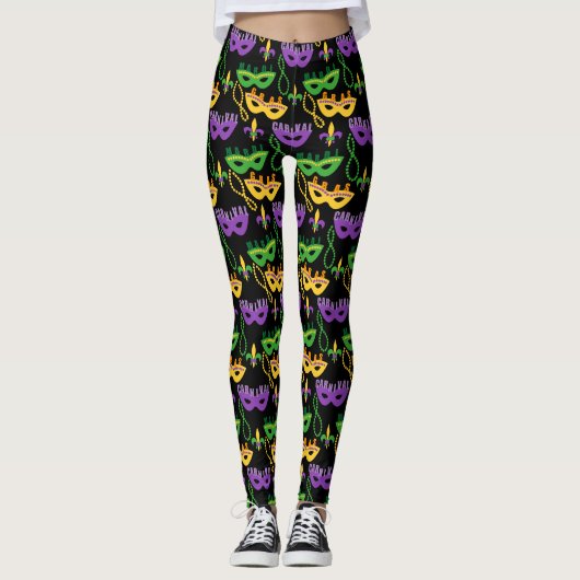 Mardi Gras Costume Leggings (Voorkant)