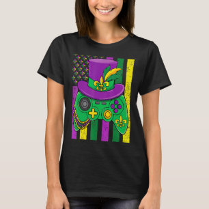 Mardi Gras Costume Video Game Jester Pet American T-shirt