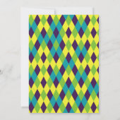 Mardi Gras Couple's Shower Invitation (Achterkant)