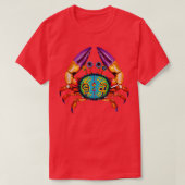 Mardi Gras Crab 3 TShirt (Design voorkant)