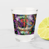 Mardi Gras Crawdaddy Shot Glas (Voorkant)
