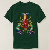 Mardi Gras Crawfish 1 TShirt (Design voorkant)