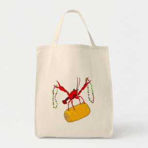 Mardi Gras Crawfish Canvas tas