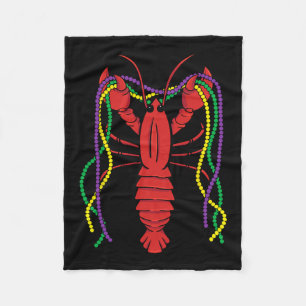 Mardi Gras Crawfish Costume Carnival Crayfish Cele Fleece Deken