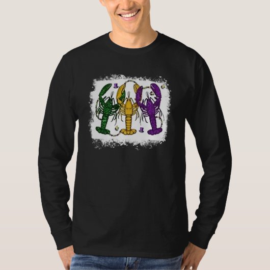 Mardi Gras Crawfish Happy Mardi Gras Matching Carn T-shirt (Voorkant)