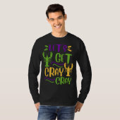 Mardi Gras Crawfish Party Lets Get Cray Cajun T-shirt (Voorkant volledig)
