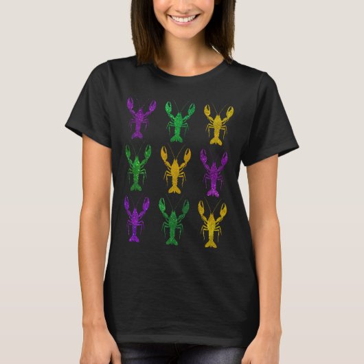 Mardi Gras Crawfish Party Parade Kostuum Mannen Vr T-shirt (Voorkant)