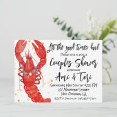 Mardi Gras Crawfish Uitnodiging (Staand voorkant)