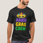 Mardi Gras Crew, uniek paradekostuum in New Orlean T-shirt (Voorkant)