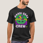 Mardi Gras Crew, uniek paradekostuum in New Orlean T-shirt (Voorkant)