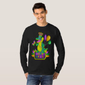 Mardi Gras Crocodile Alligator Lover New Orleans L T-shirt (Voorkant volledig)