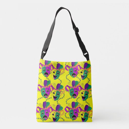 Mardi Gras Crossbody Tas (Achterkant)