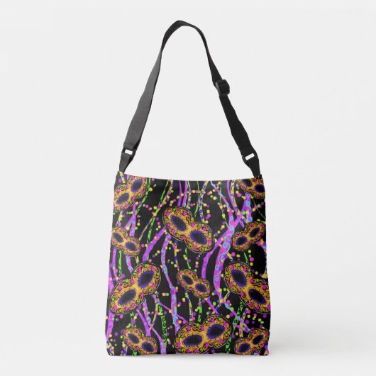 Mardi Gras Crossbody Tas (Achterkant)