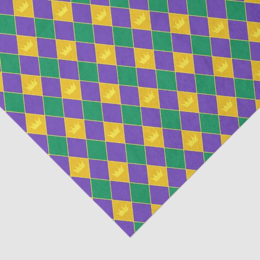 Mardi Gras Crown Pattern Tissuepapier (Detail)