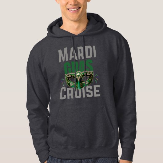 Mardi Gras Cruise 2024 Matching Familiefeest Hoodie (Voorkant)