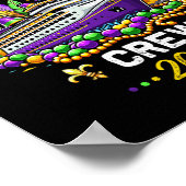 Mardi Gras Cruise 2025  Familie Matching Tri Poster (Hoek)