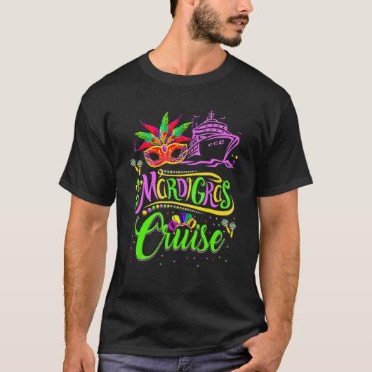 Mardi Gras Cruise Carnival Cruise Ship Cruising Ma T-shirt (Voorkant)