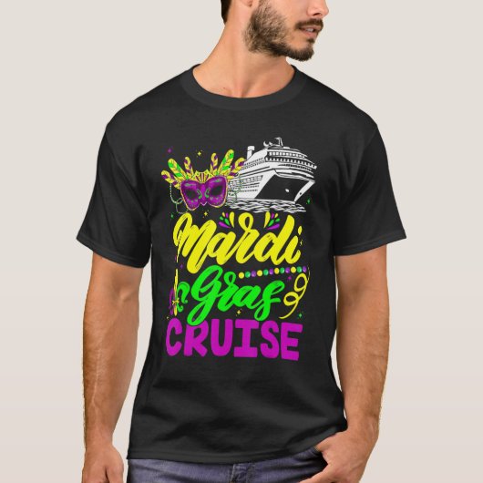 Mardi Gras Cruise Carnivals Party Matching Group F T-shirt (Voorkant)