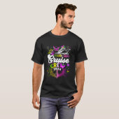 Mardi Gras Cruise Crew 2024 Cruising Funny Festiva T-shirt (Voorkant volledig)