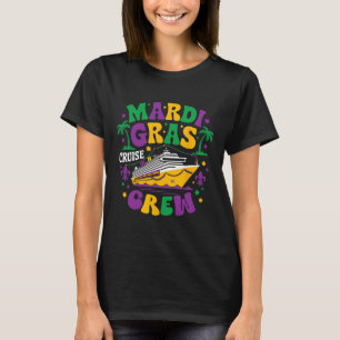 Mardi Gras Cruise Crew 2025 Reis Familie Matching  T-shirt