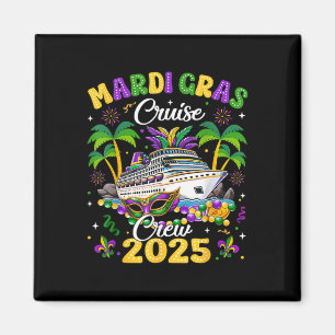 Mardi Gras Cruise Crew 2025 Trip New Orleans Famil Magneet