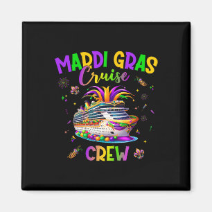 Mardi Gras Cruise Crew 2025 Trip New Orleans Famil Magneet
