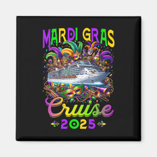 Mardi Gras Cruise Crew 2025 Trip New Orleans Famil Magneet