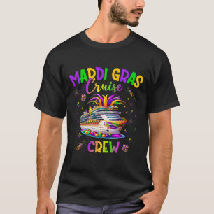Mardi Gras Cruise Crew 2025 Trip New Orleans Famil T-shirt