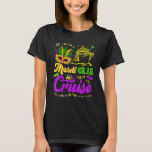 Mardi Gras Cruise Crew Cruising Matching Group Cru T-shirt (Voorkant)