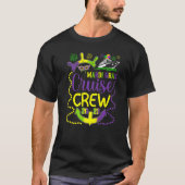 Mardi Gras Cruise Crew Family Matching Cruising T-shirt (Voorkant)
