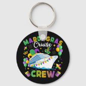 Mardi Gras Cruise Crew Matching Sleutelhanger (Achterkant)