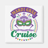 Mardi Gras Cruise Magneet (Voorkant)