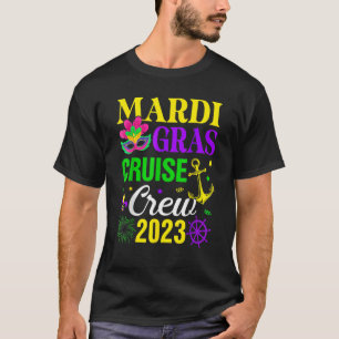 Mardi Gras Cruise Mask Cruise Ship Carniv T-shirt