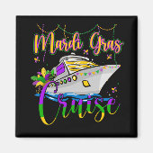 Mardi Gras Cruise Matching Family Carnaval Magneet (Voorkant)