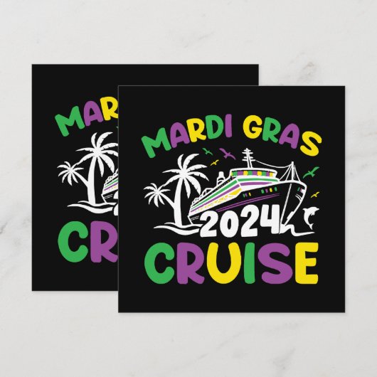 Mardi Gras Cruise Squad (Voorkant / Achterkant)
