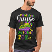 Mardi Gras Cruise Squad 2024 T-shirt (Voorkant)