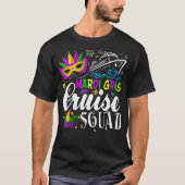 Mardi Gras Cruise Squad Costume Family Cruising Cr T-shirt (Voorkant)