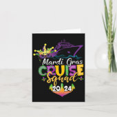Mardi Gras Cruise Squad Kaart (Voorkant)