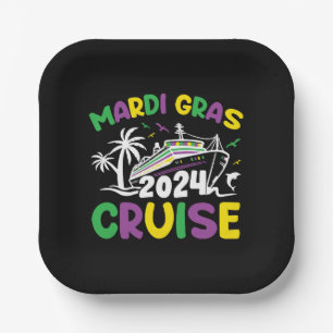 Mardi Gras Cruise Squad Papieren Bordje