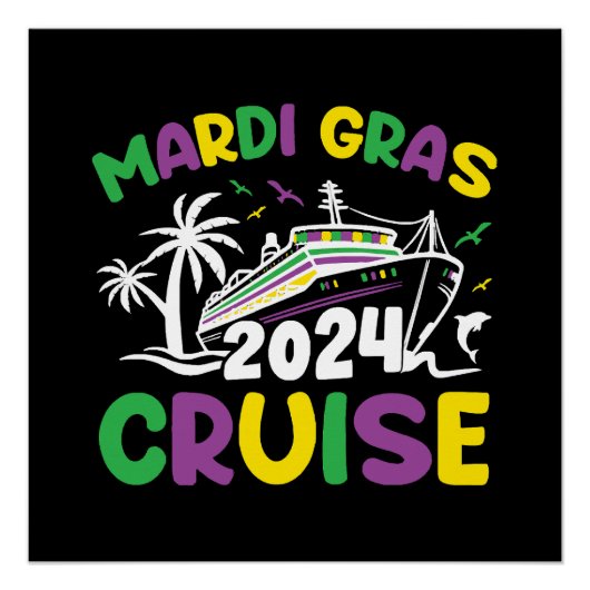 Mardi Gras Cruise Squad Perfect Poster (Voorkant)