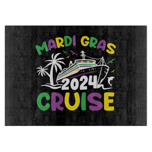 Mardi Gras Cruise Squad Snijplank (Voorkant)