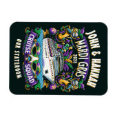 Mardi Gras Cruiseschip Hutje Magneet (Horizontaal)