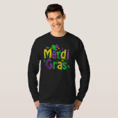 Mardi Gras Cute Carnival Fat Tuesday Funny_1 T-shirt (Voorkant volledig)